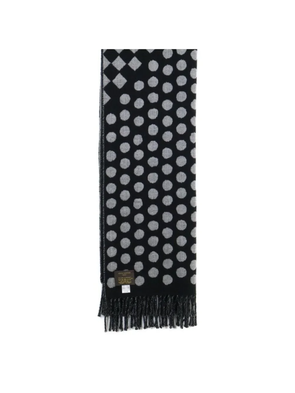 Louis Vuitton Echarpe Polkagram Wool Cashmere